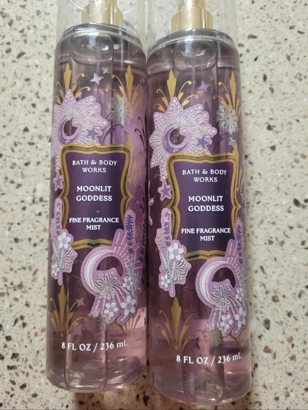 2 Bath & Body Works Moonlit Goddess Fine Fragrance Mist Body Spray 8 oz Each